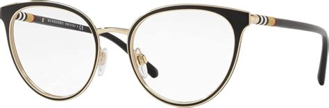 burberry 0be1324|Burberry Women's BE1324 Eyeglasses, Black/Light Gold, 52/19/140.